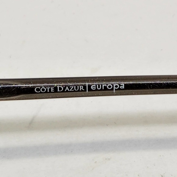 Cote D Azure Womens Smoke Gray Sparkle Eyeglasses Frames Full Rim CDA 249 - Picture 3 of 6